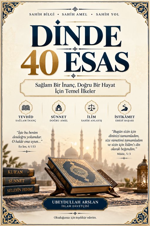 Dinde 40 Esas kapağı