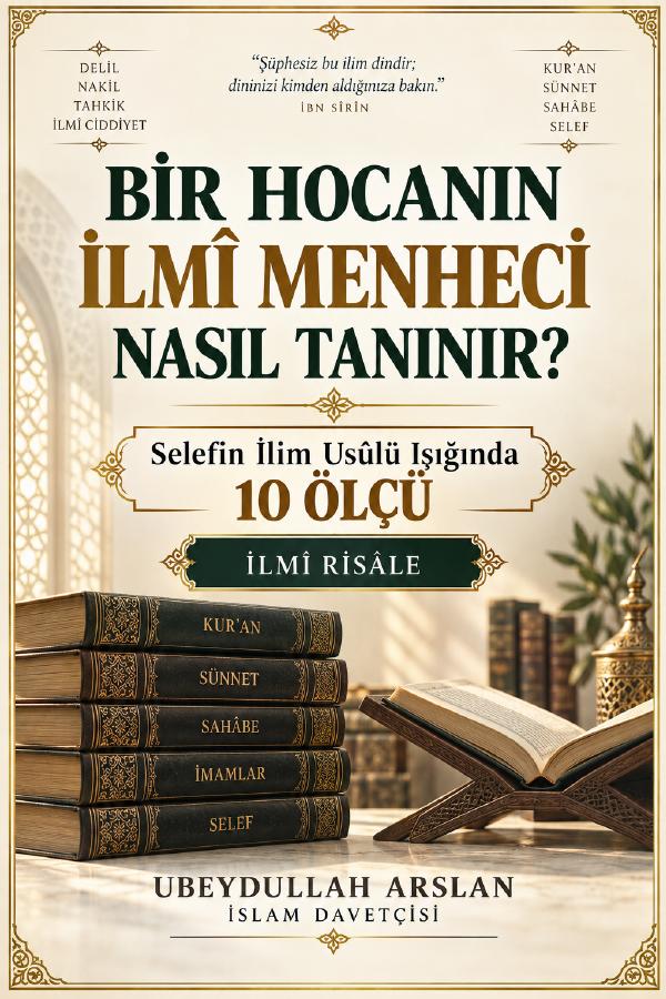 Bir Hocanın İlmî Menheci Nasıl Tanınır? kapağı