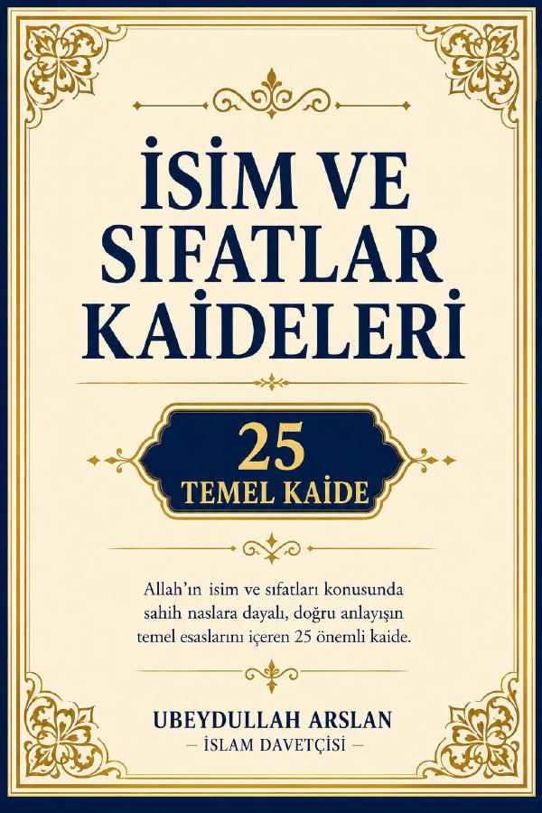İsim ve Sıfatlar Kaideleri kapağı