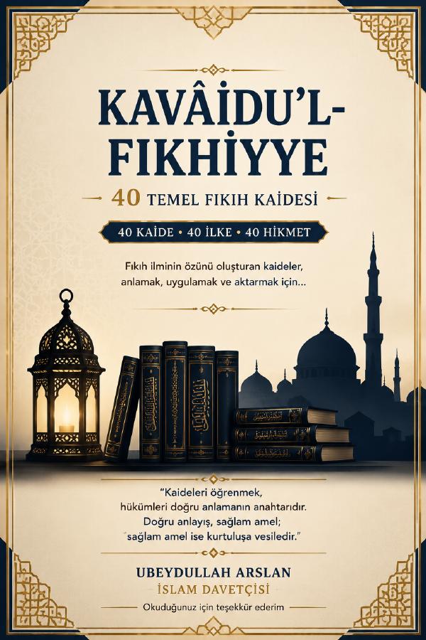 40 Temel Kavâidü’l-Fıkhiyye Şerhi kapağı