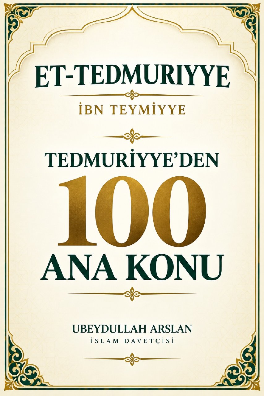 Tedmûriyye’den 100 Ana Konu kapağı