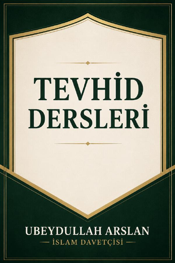 Tevhid Dersleri kapağı