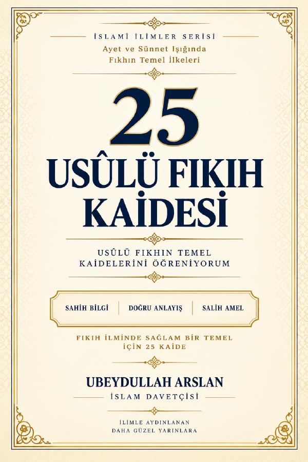Usûlü Fıkıh Kaideleri Şerhi kapağı