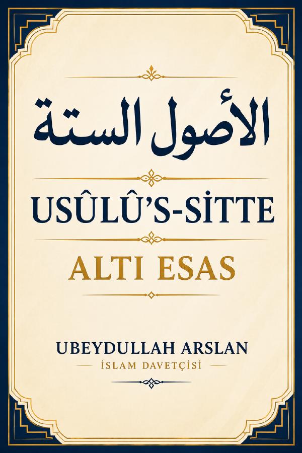 Usûlü’s-Sitte — Altı Esas kapağı